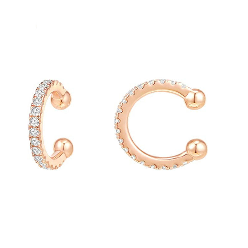fiona dainty paved cz ear cuff earrings sale