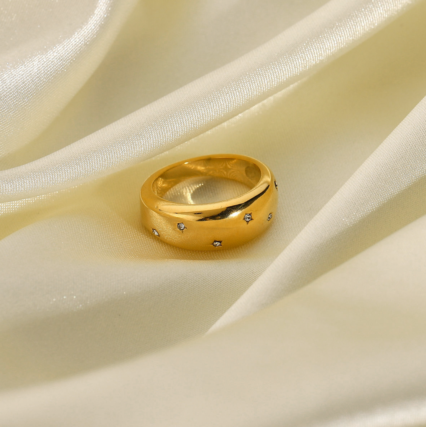 Londyn gold star dome statement ring sale