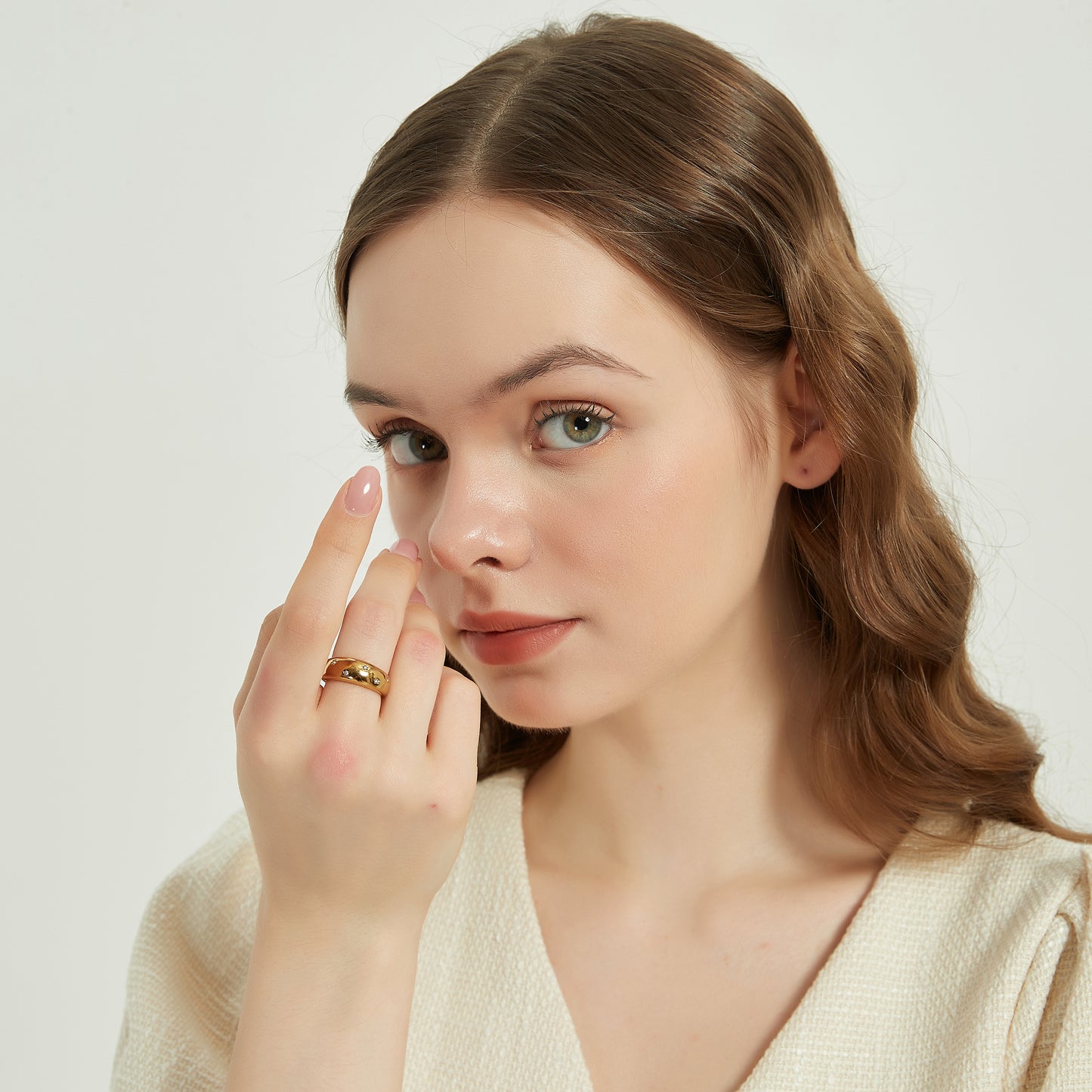 Londyn gold star dome statement ring sale