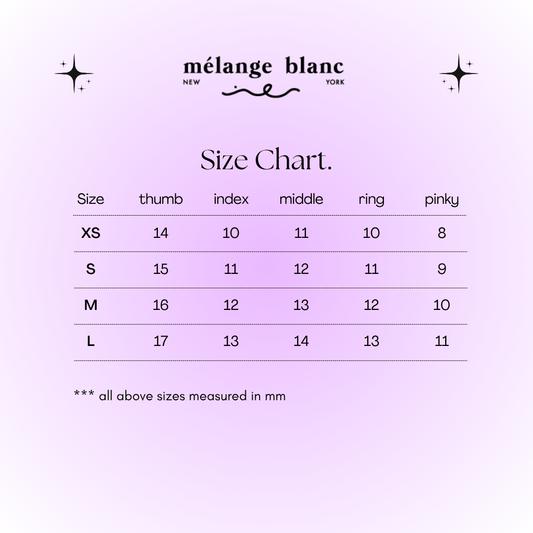 FREE press on nail sizing kit, nail size kit
