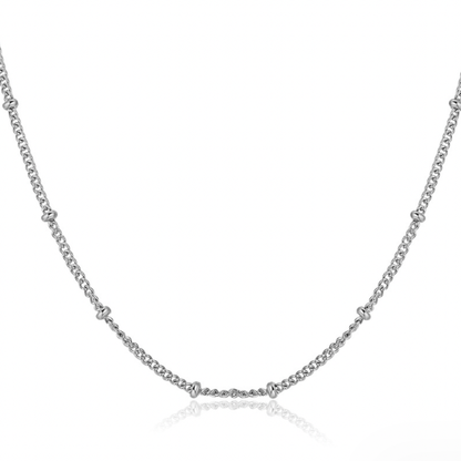 Elise dainty satellite ball chain necklace