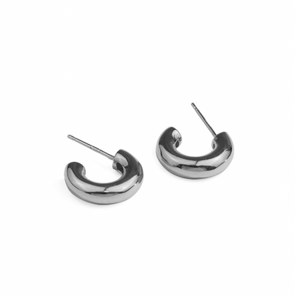 E063 minimalist dainty open huggie earrings