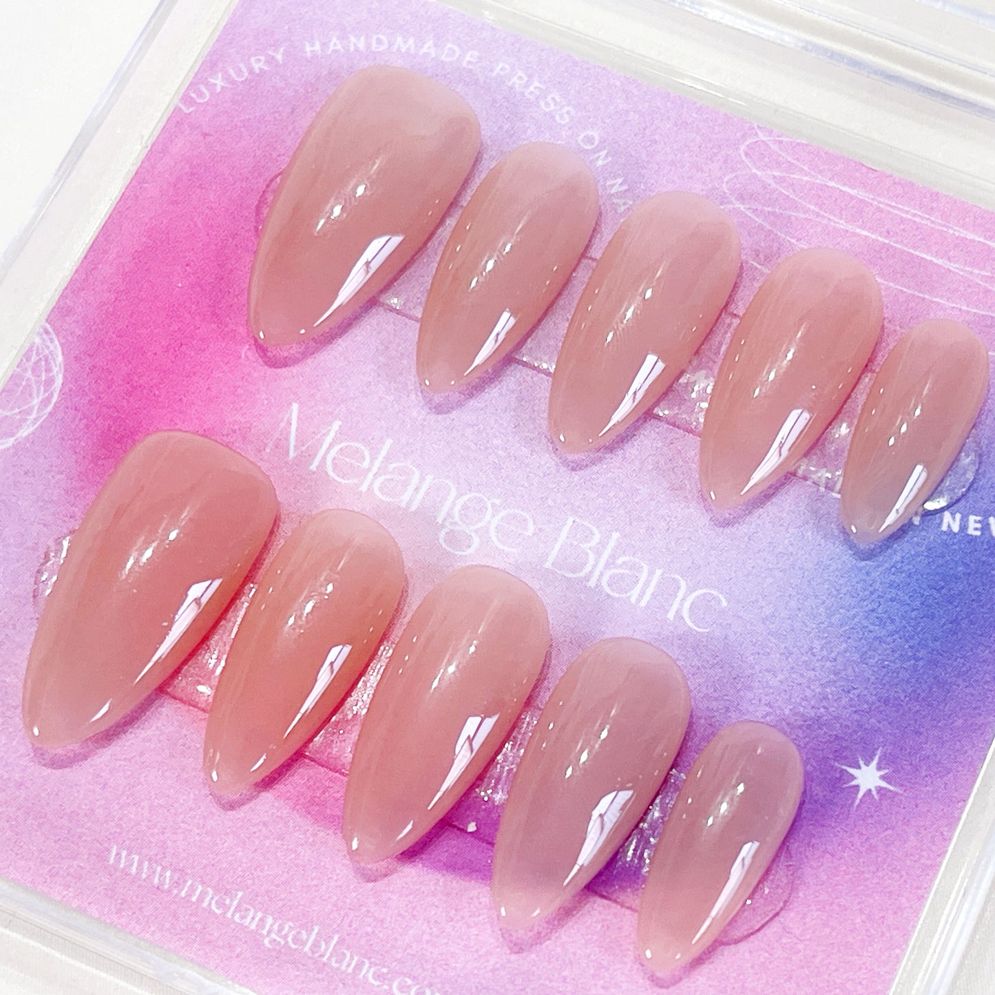 PO099 nude nails, neutral color nail, solid color nails