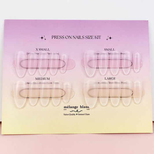 FREE press on nail size kit
