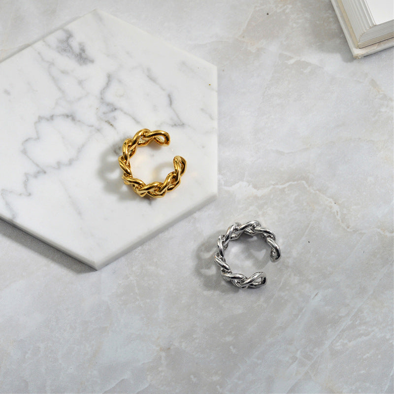 R032 chunky chain link open ring sale