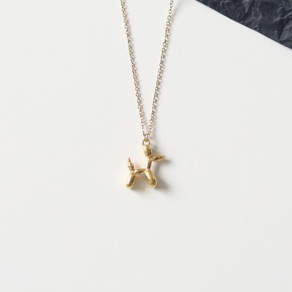 Camilie balloon puppy dog pendant Necklace