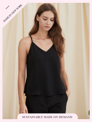 Lizzy 100% Mulberry Silk Camisole Tank Top