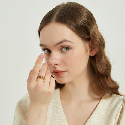 Londyn gold star dome statement ring sale
