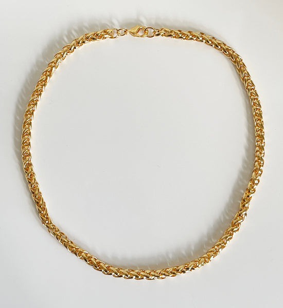 Ella gold rolo chain necklace gold necklace